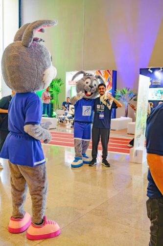 Mascote evento Campinas. Royal Palm Hall.