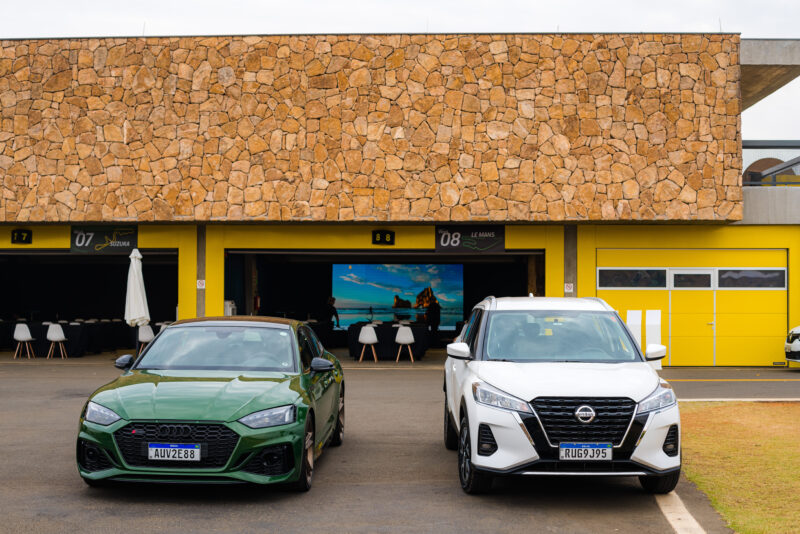 Test drive de lançamento da Audi no Autódromo Velocitta, Mogi Guaçu/SP — operação BlueTie